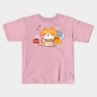 Cozy Journaling Time Kids T-Shirt